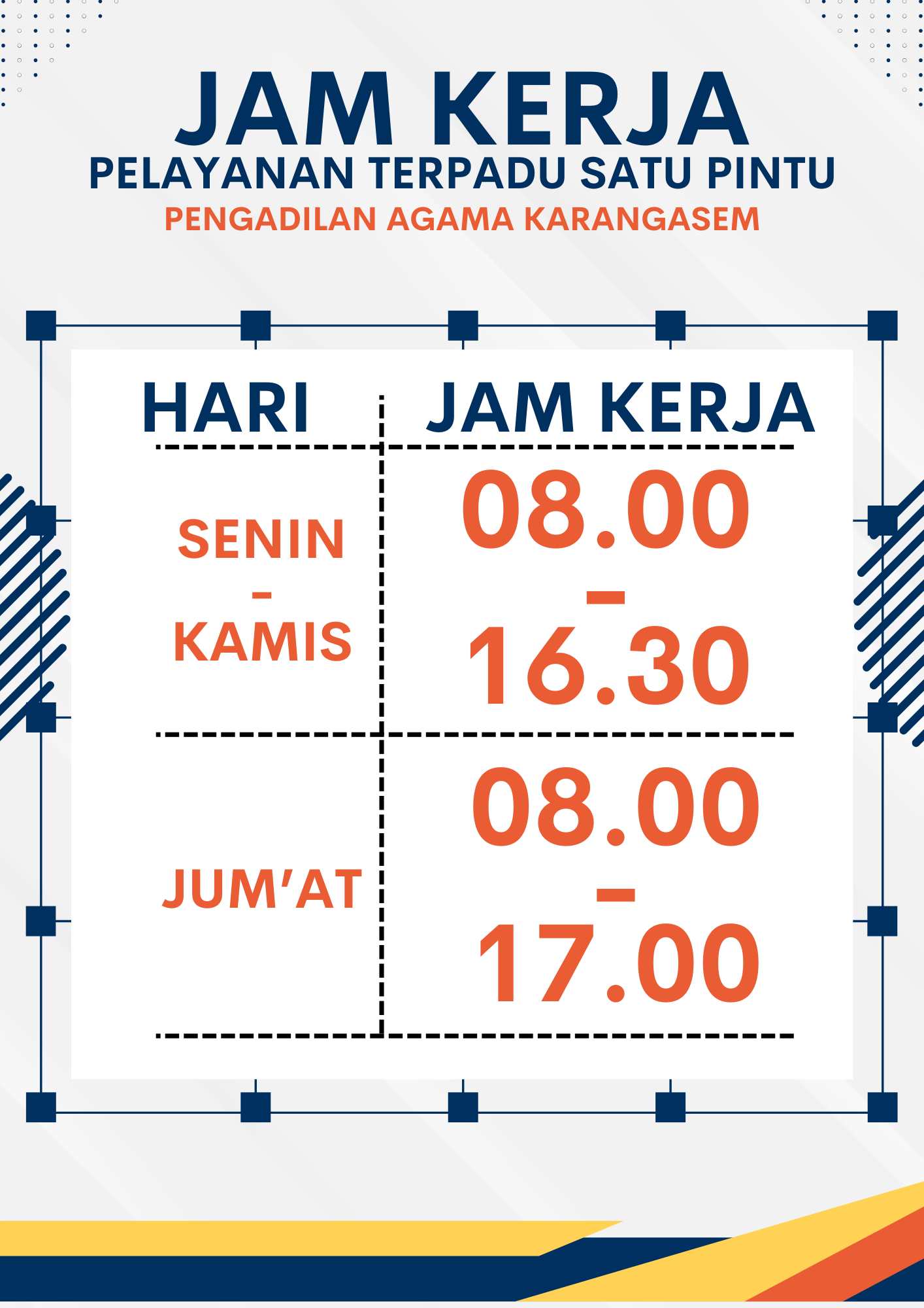 JAM KERJA PTSP
