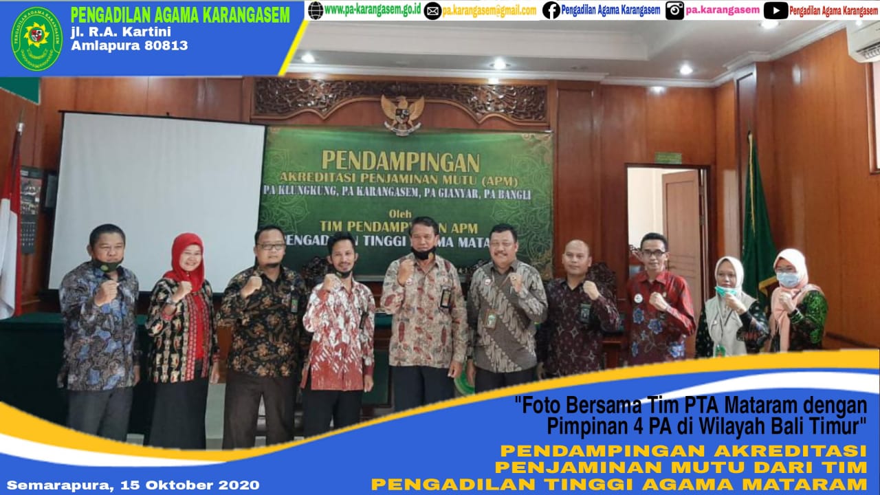 1. Pendampingan APM 2020