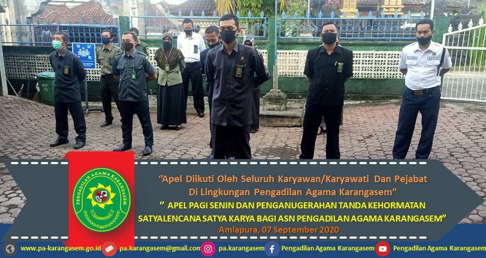 Apel Pagi Tanda Kehormatan 1